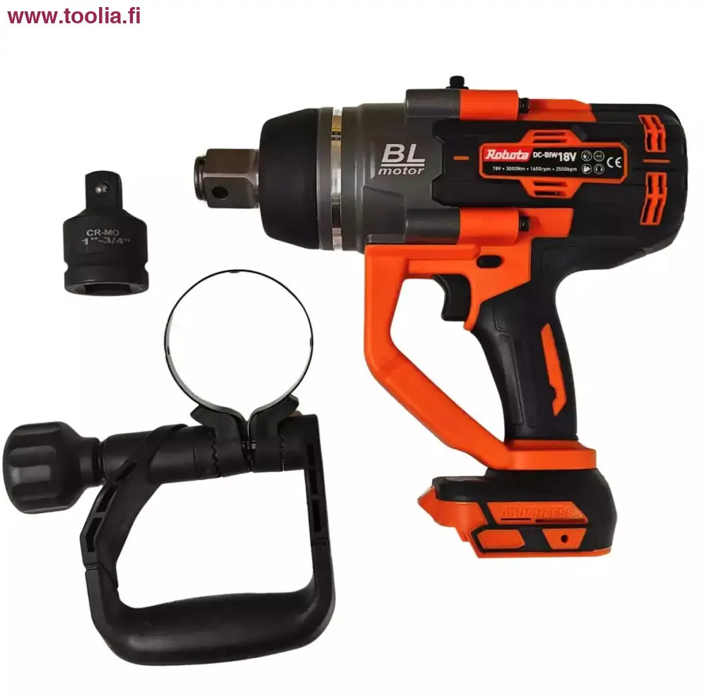Robota Akkumutterinväännin 1’’ 3000Nm DC-BIW18V runko