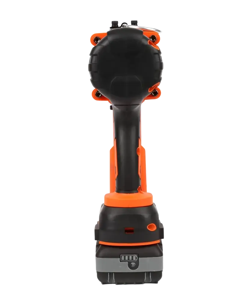 Robota dc-biw18v iskevä akkumutterinväännin musta ja oranssi ergonomisella pehmustetulla kahvalla