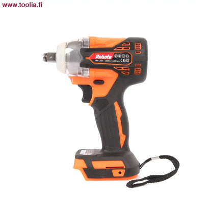 Tehokas akkukäyttöinen mutterinväännin W18 18V oranssi-musta, avaa tiukimmat auton renkaat