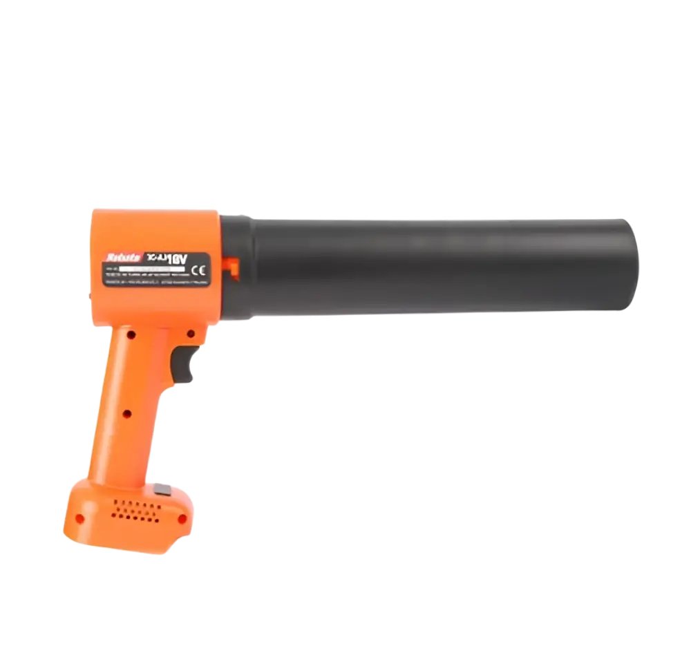Robota dc-aj18v turbo jet tehopuhallin oranssi musta akkukäyttöinen mattakädensijalla ja sylinterimäisellä suuttimella