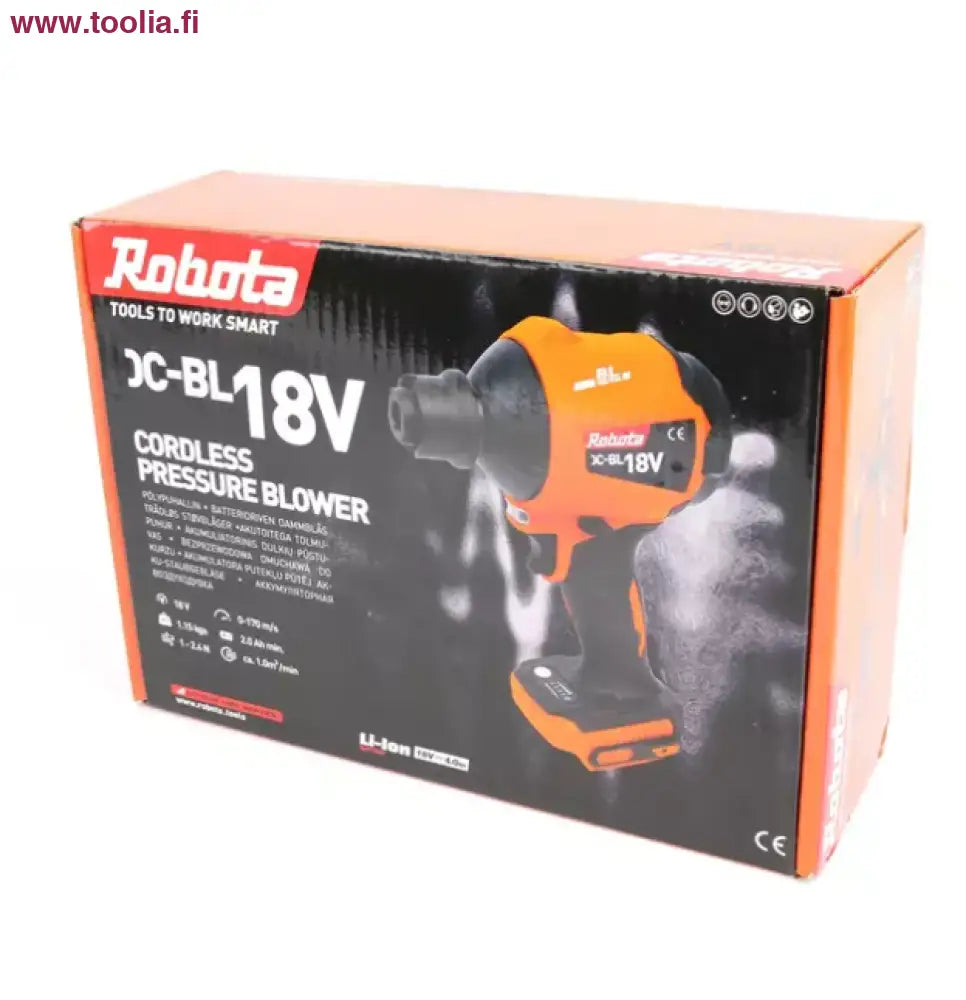 Robota DC-BL18V akkupuhalluspistooli runko