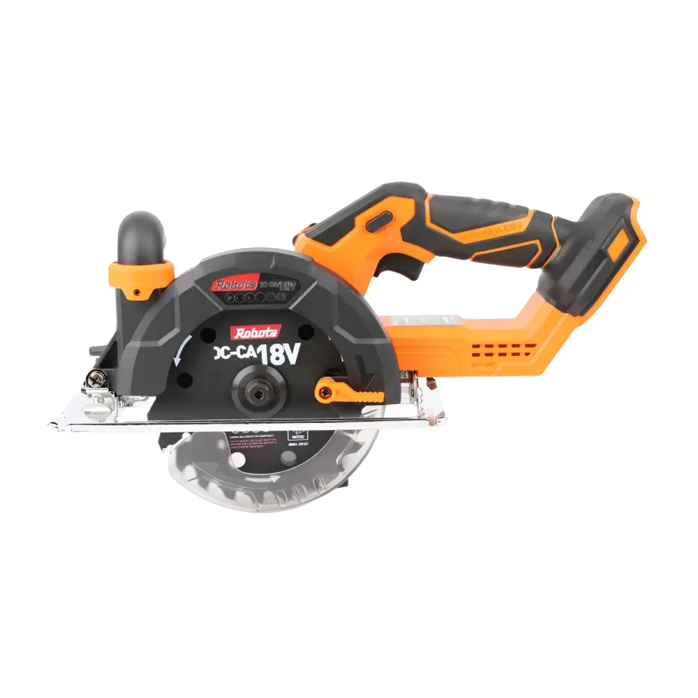 Robota dc-ca18v akkukäsisirkkeli oranssi musta johdoton pyörösaha makita lxt 18v yhteensopiva
