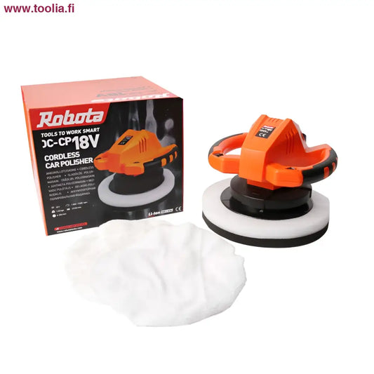 Robota DC-CPS18V akkukiillotuskone oranssi-musta, tasoisella nopeuden säädöllä