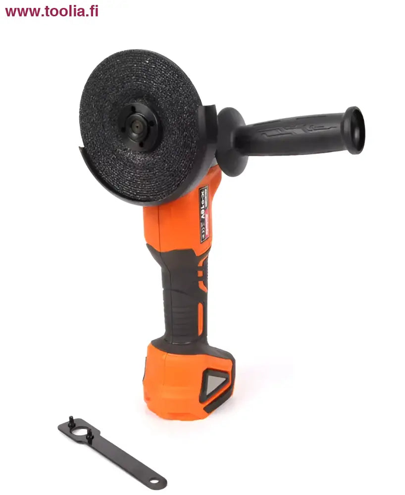 Robotan mallisarjan oranssi-musta akkurälläkkä kiven leikkaamiseen