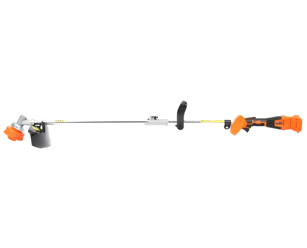 Robota dc-gc18v akku kevytraivaussaha oranssi musta metallivarsi akkutrimmeri kolmella erilaisella vaihtopäällä
