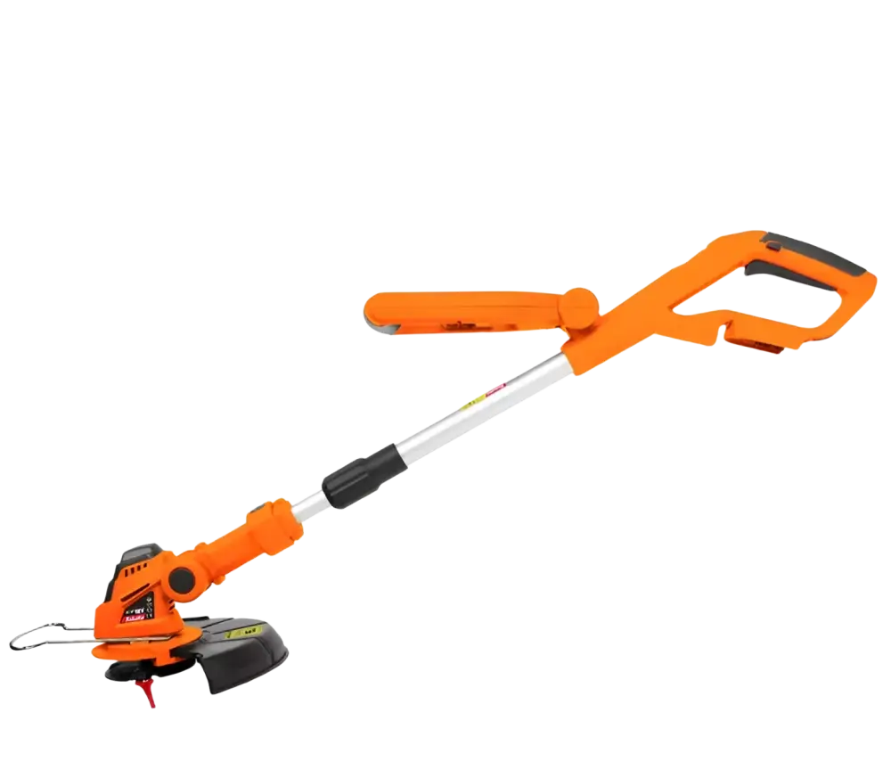 Robota dc-gt18v akkutrimmeri oranssi musta kevyt trimmeri helppoa siistiä talon nurkat ergonomisella kahvalla