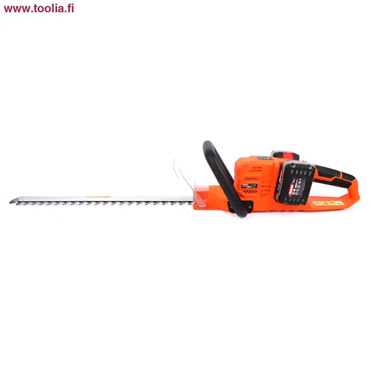 Oranssi-musta Robota DC-HT36V akkupensasleikkuri 36V, pitkä sahalaitainen terä