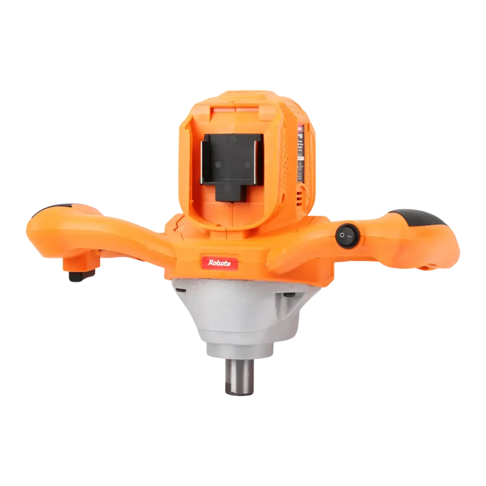 Orange ja harmaa robota dc-iq36v sähköväännin jääkairaan ergonomisilla kahvoilla tehdä kairaamisesta nopeaa