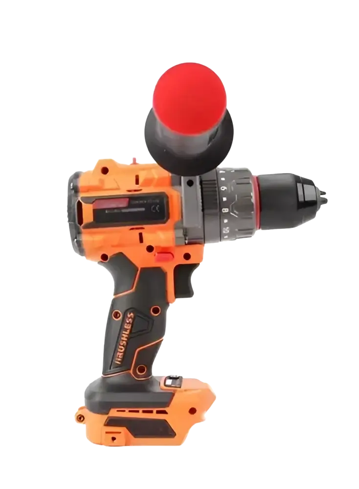 Robota dc-it218v 18v akkuporakone oranssi ja musta väriltään punaisella palloliitännällä varustettu kahvalla