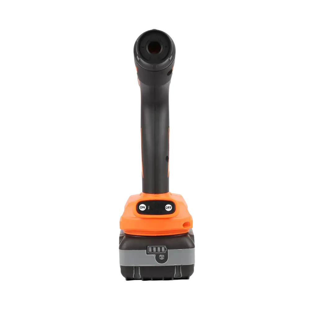 Robota dc-kp18v kuumaliimapistooli runko cordless musta ja oranssi 18v textured kahva näyttöswitchillä