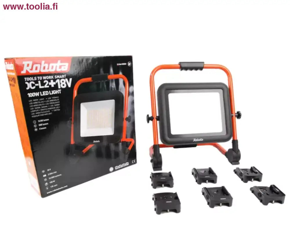 Robota DC-L2 + 18V akkukäyttöinen 100W led työvalo
