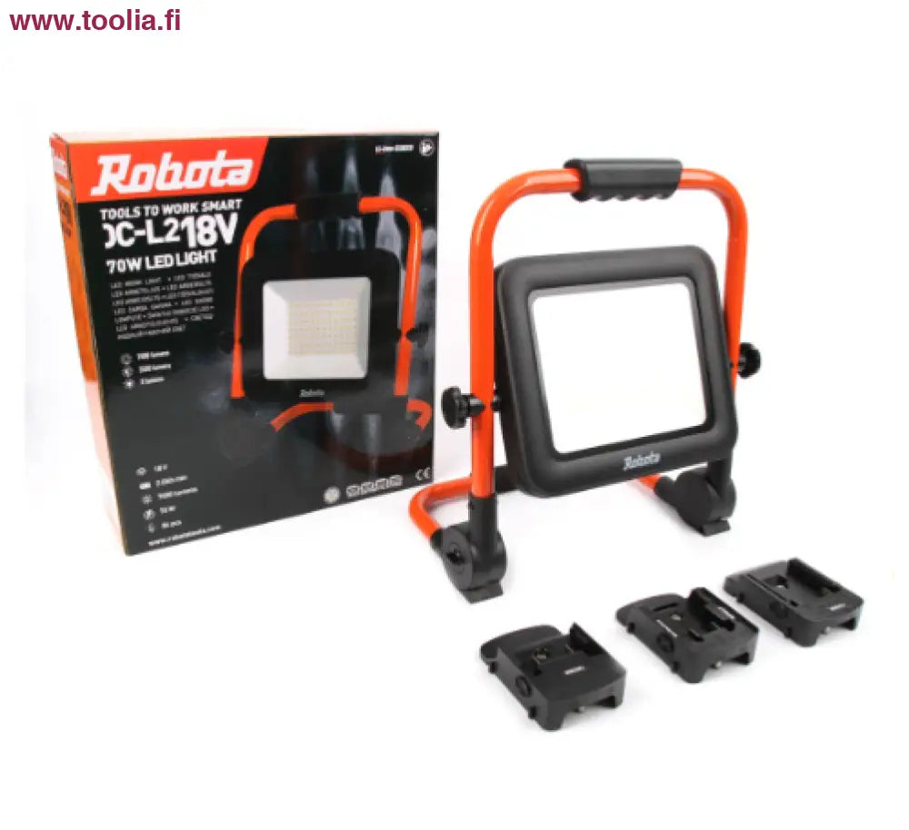 Robota DC-L218V akkukäyttöinen 70W led työvalo runko