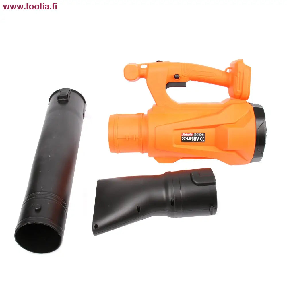 Robota DC-LB18V akkulehtipuhallin 18V oranssi-musta, säädettävä teho, malli 3c-lb18v