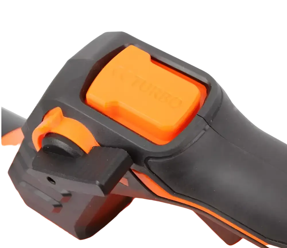 Robota dc-lb36v akkulehtipuhallin 36v runko oranssi ja musta johdoton tehopuhallin oranssilla liipaisimella