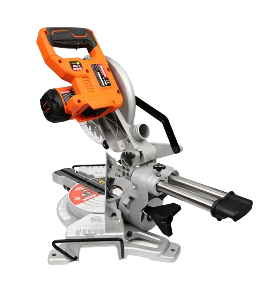 Robota dc-m18v akkuliukujiirisirkkeli 210mm oranssi ja musta runko tehokkaaseen sahaukseen ja helppo viedä