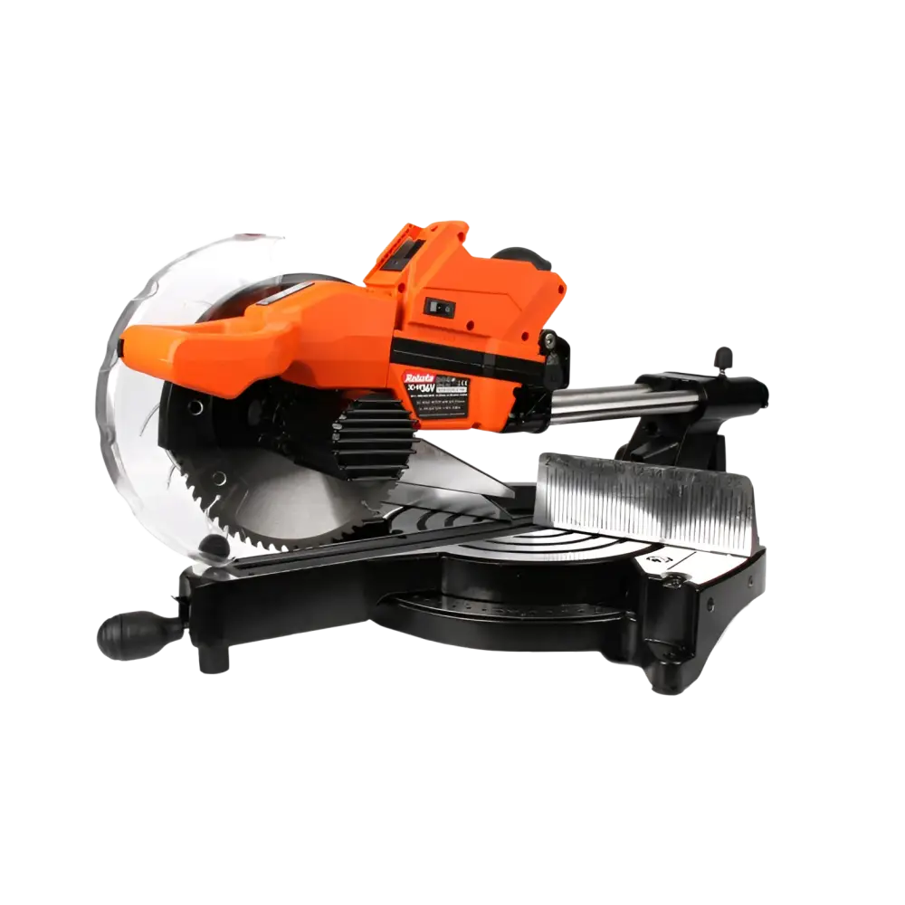 Robota dc-m36v kevyt alumiinirunko oranssi ja musta akkuliukujiirisirkkeli suojalasin kanssa