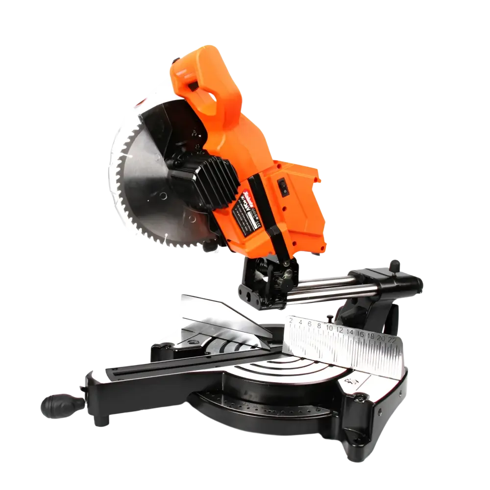 Robota dc-m36v kevyt alumiinirunko oranssi ja musta akkuliukujiirisirkkeli säädettävällä varrella ja pyöreällä terällä