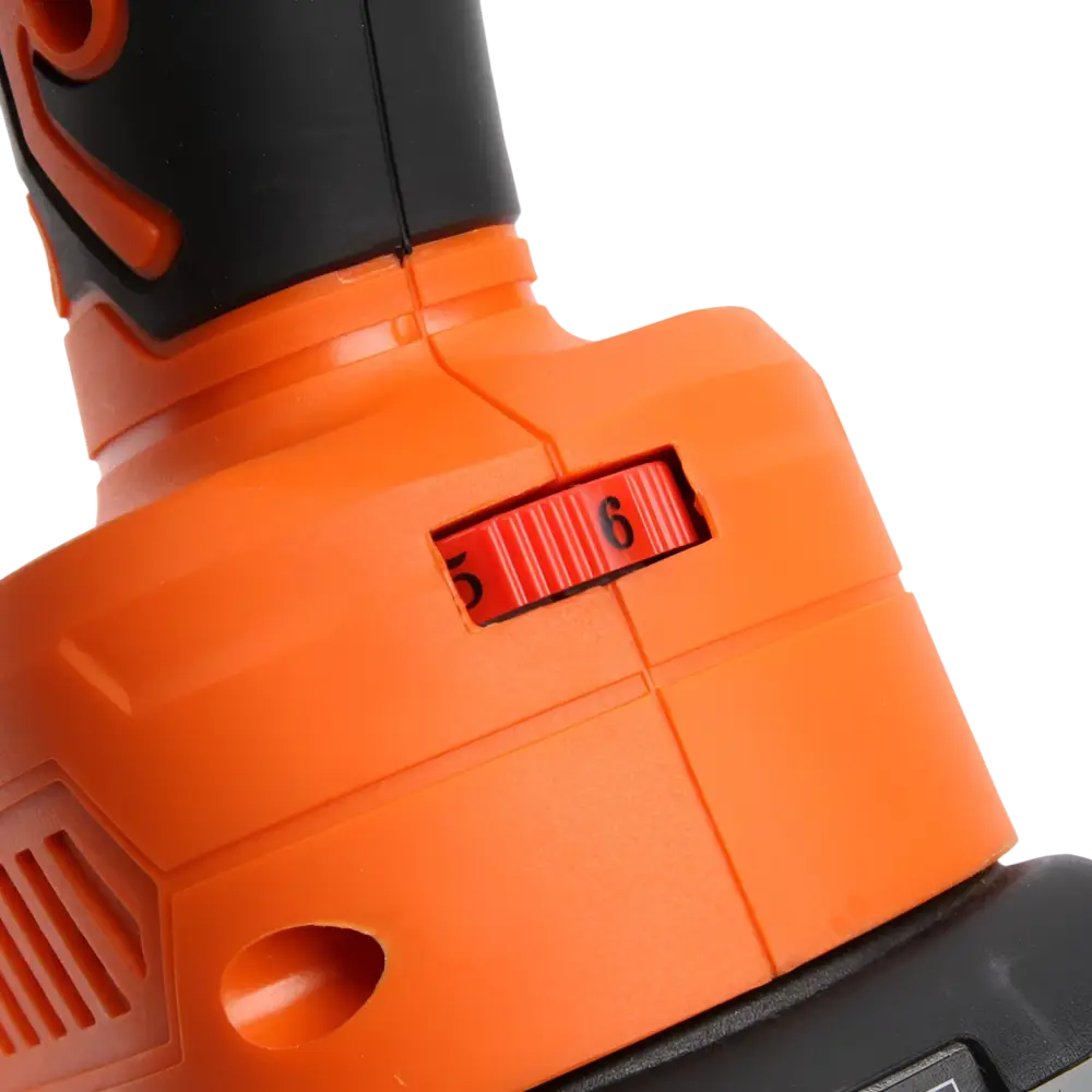 Robota dc-mt18v monipuolinen akkukäyttöinen monitoimityökalu oranssi musta johdoton porakone punaisella tilavalitsimella