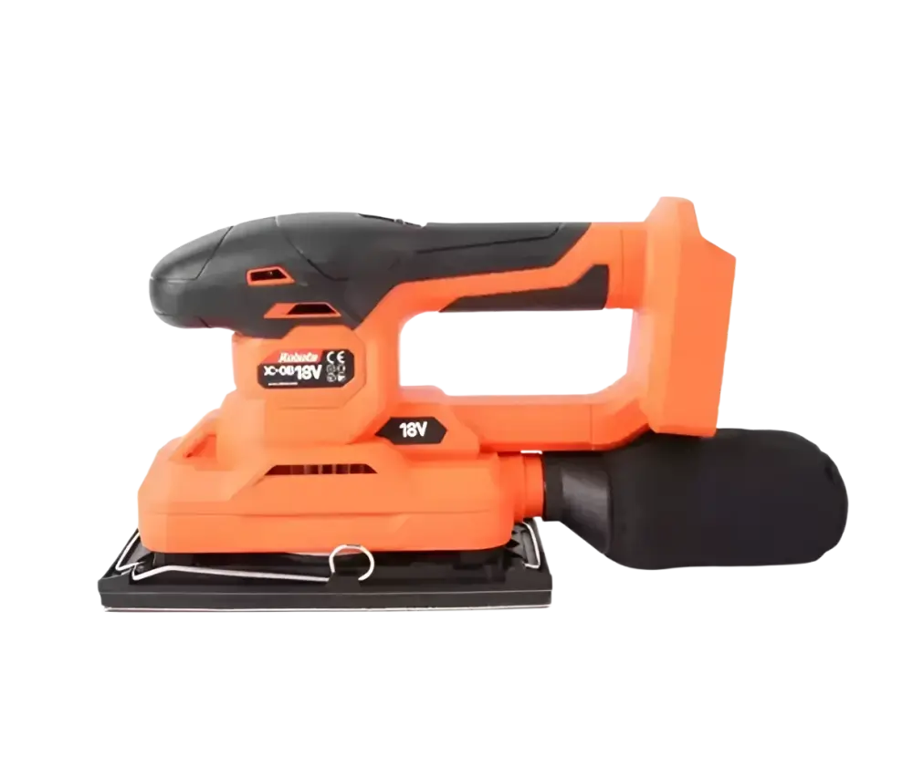 Robota dc-ob18v kevyt 18v epäkeskohiomakone oranssi ja musta akkukäyttöinen työkalu 18v akulla