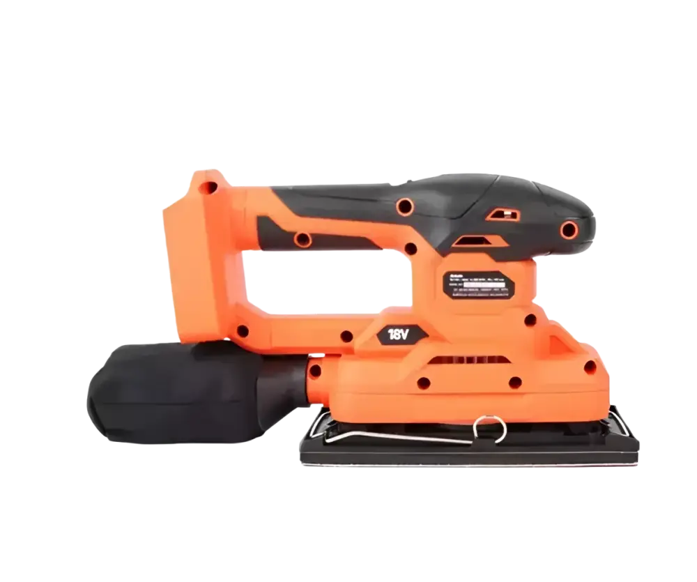 Robota dc-ob18v kevyt oranssi musta epäkeskohiomakone 18v akulla tehokkaaseen hiontaan