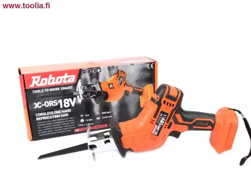 Robota DC-ORS18V yhdenkäden akkupuukkosaha 18V runko