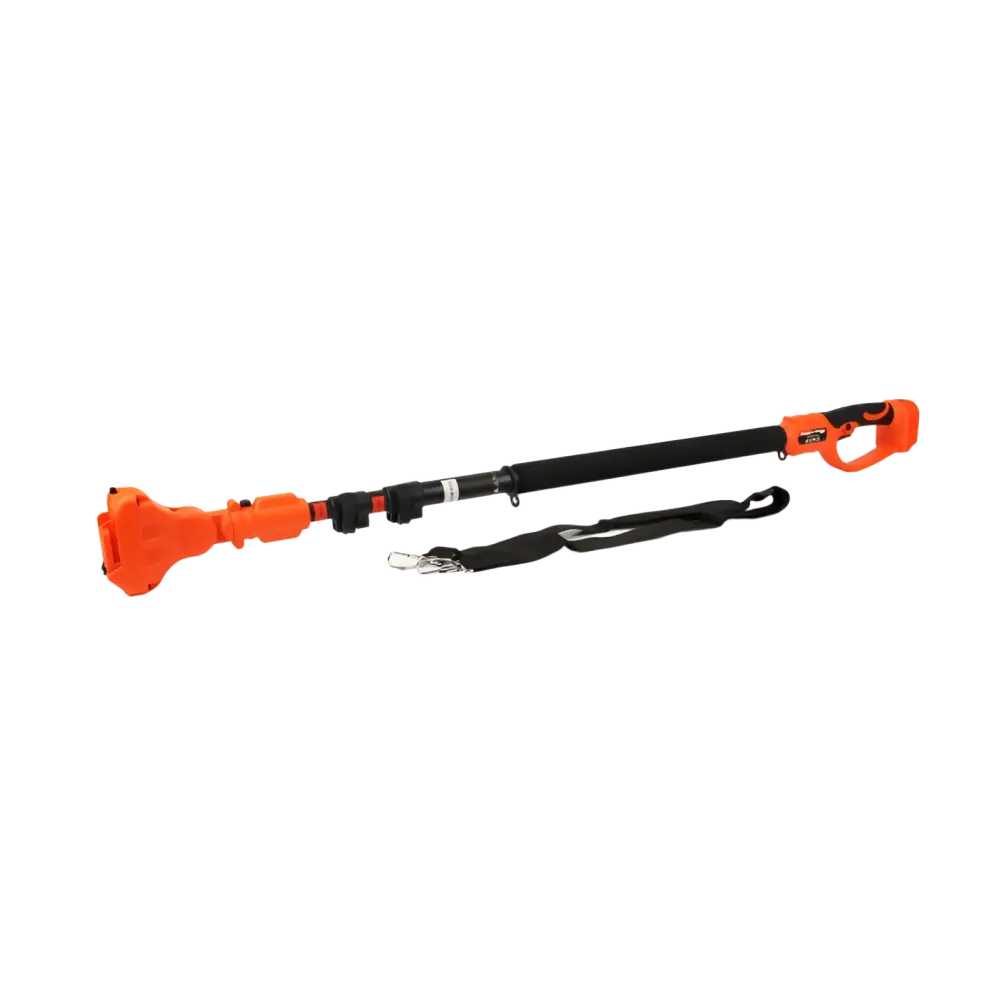 Oranssi ja musta jatkovarsi oksasaksille robota dc-ptr18v akkuoksasaksille kasvien varsien leikkaamiseen 132-225cm