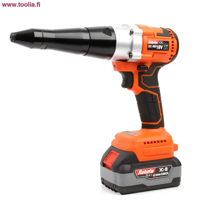 Robota DC-RG18V popniittipyssy 18V runko, oranssi-musta akkotyökalu