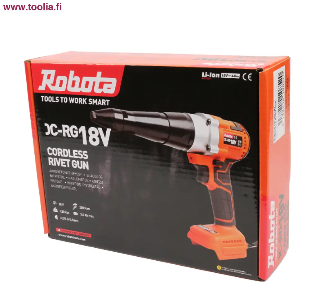 Robota DC-RG18V popniittipyssy 18V runko