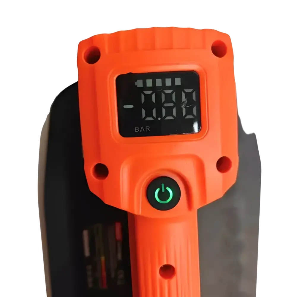 Robota dc-scl18v digitaalinen paineanturi oranssilla rungolla ja vihreällä virtapainikkeella dc-scl18v makita lxt 18v käyttöön
