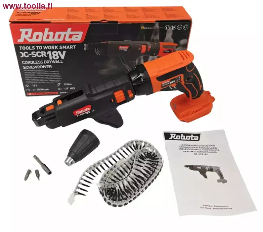 Robota DC-SCR18V akkunauharuuvinväännin runko