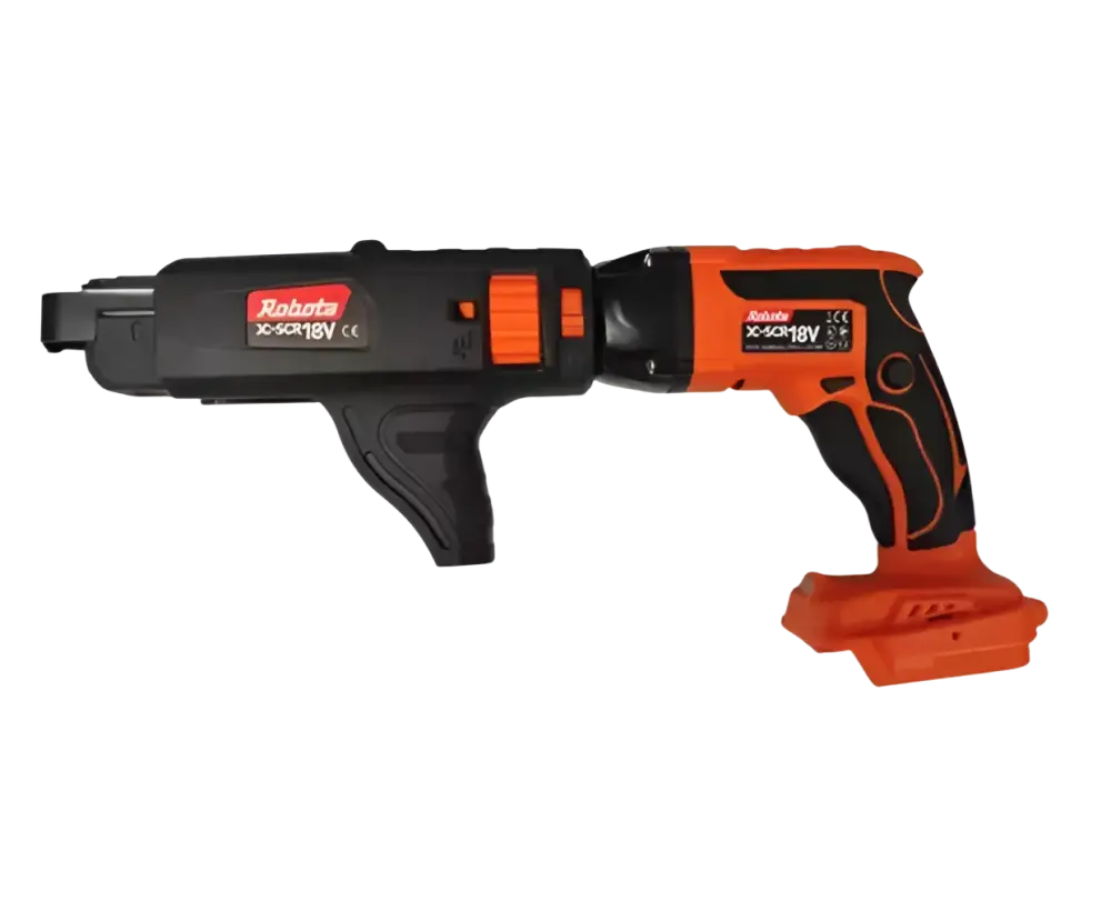 Robota dc-scr18v akkuruuvinväännin oranssi musta ergonomisella kahvalla dc-scr18v runko vaihtoehto makita lxt 18v