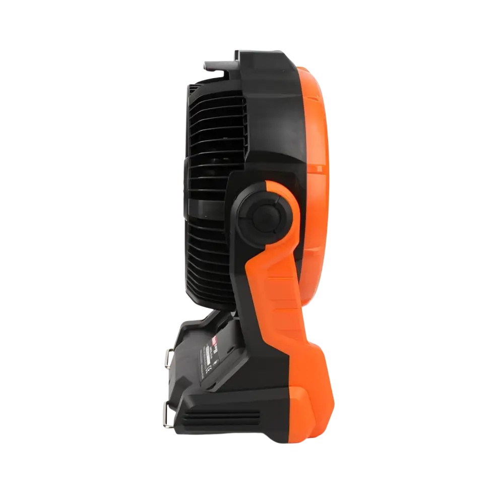 Robota dc-wf18v 18v akkutuuletin oranssi musta kannettava tuuletin asteen kulmansäätö rungolla