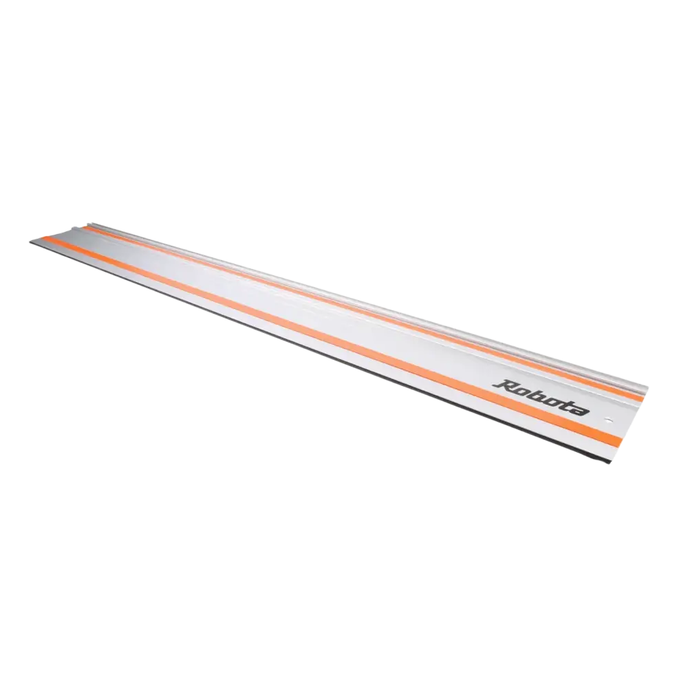 Robota ohjainkisko akku-upotussahalle 1,4m hopea-oranssi metallipintainen ohjauskisko robota dc-pct36v käyttöön