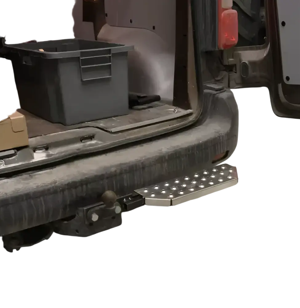 Ruostumattomasta teräksestä valmistettu robota stp-1 astinlauta pakettiautoon kätisyys molemmille puolille