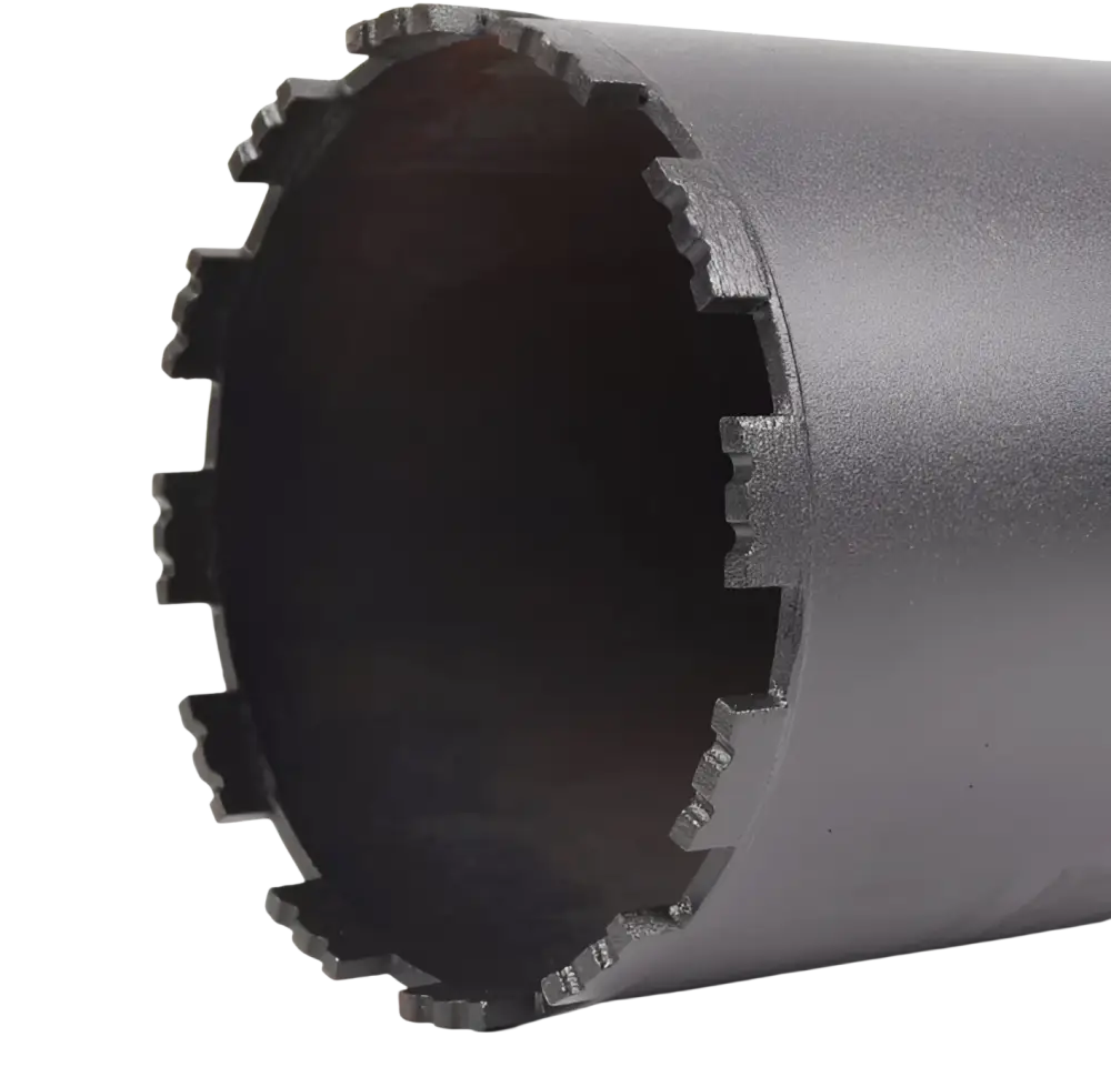Mustan metallin timanttikuppiterä robota timanttikuppiterä 162x380mm db162 hammastetulla leikkuureunalla