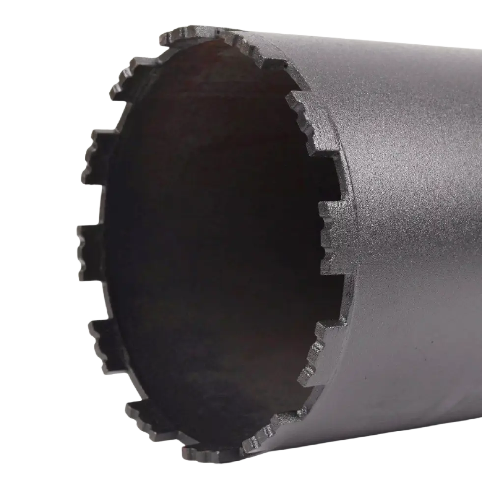 Robota timanttikuppiterä 51x380mm musta metallinen reikäsaha hammastetulla leikkuureunalla 51x380mm db51