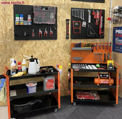 Robota työkaluvaunu TG1 työkaluseinällä
