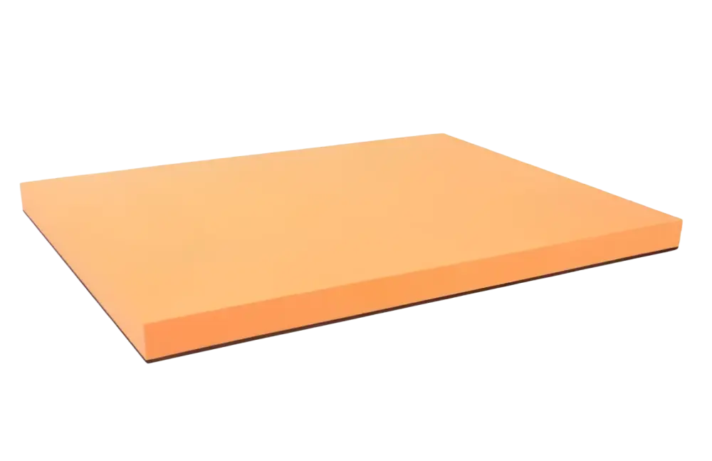 Oranssi työkaluvaunun umpipohja 530x385mm vaahtomuovipeti työkalujen suojaamiseen