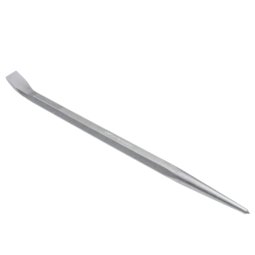 Schwan asennusrauta 400 mm terävä kärki sopii tarkkaan työhön 6-kulmainen 16 mm hopeanvärinen metallityökalu