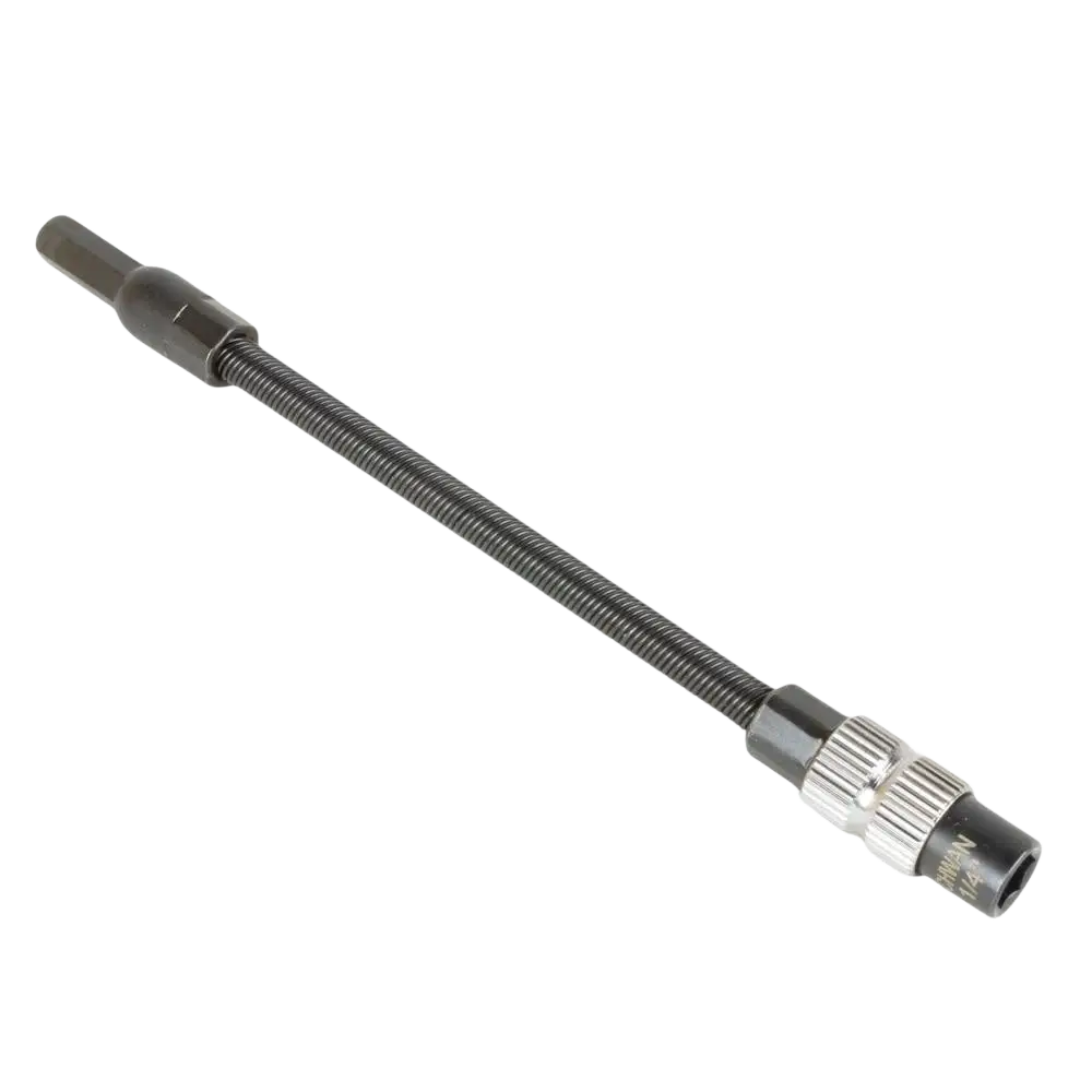 Musta schwan joustava jatkovarsi 150 mm teksturoidulla otteella ja metallisella päätekappaleella magneetilla