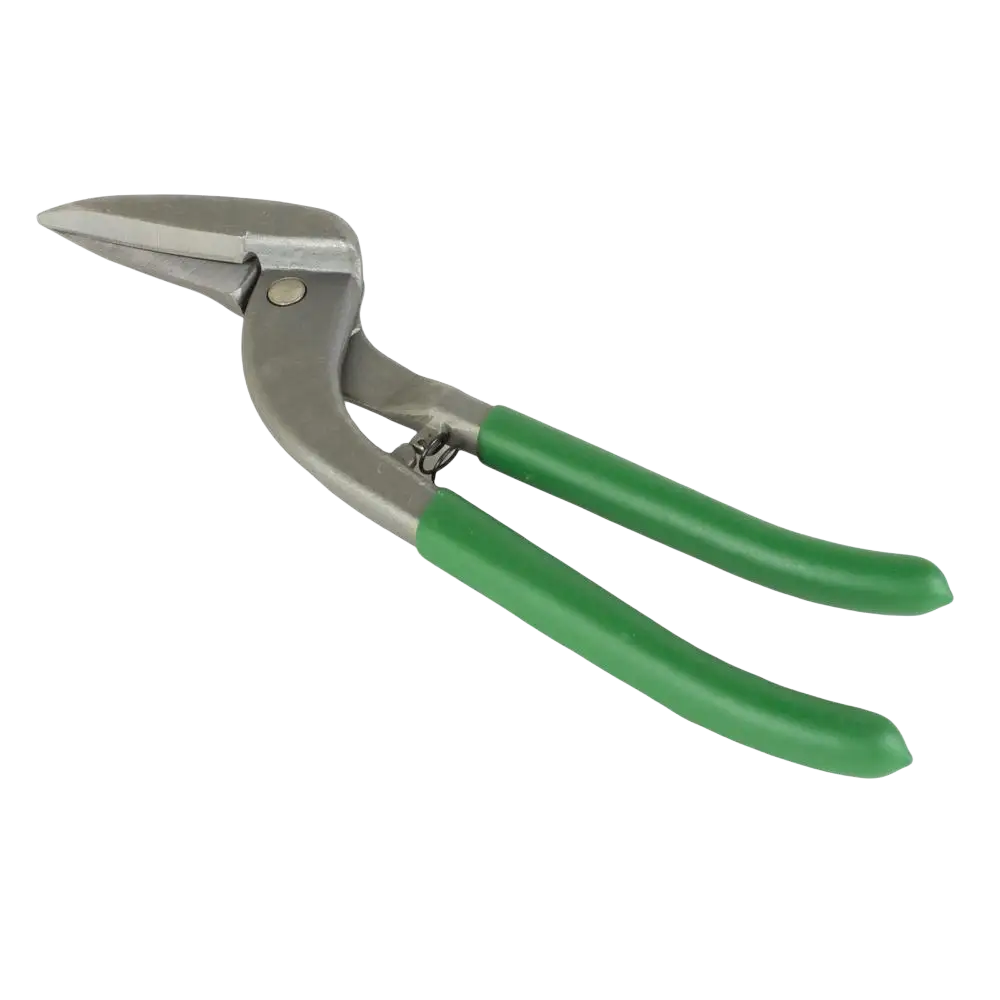 Schwan peltisakset pelikaanimalliset 300 mm metalliset vihreäkahvaiset peltisakset valmistettu saksassa