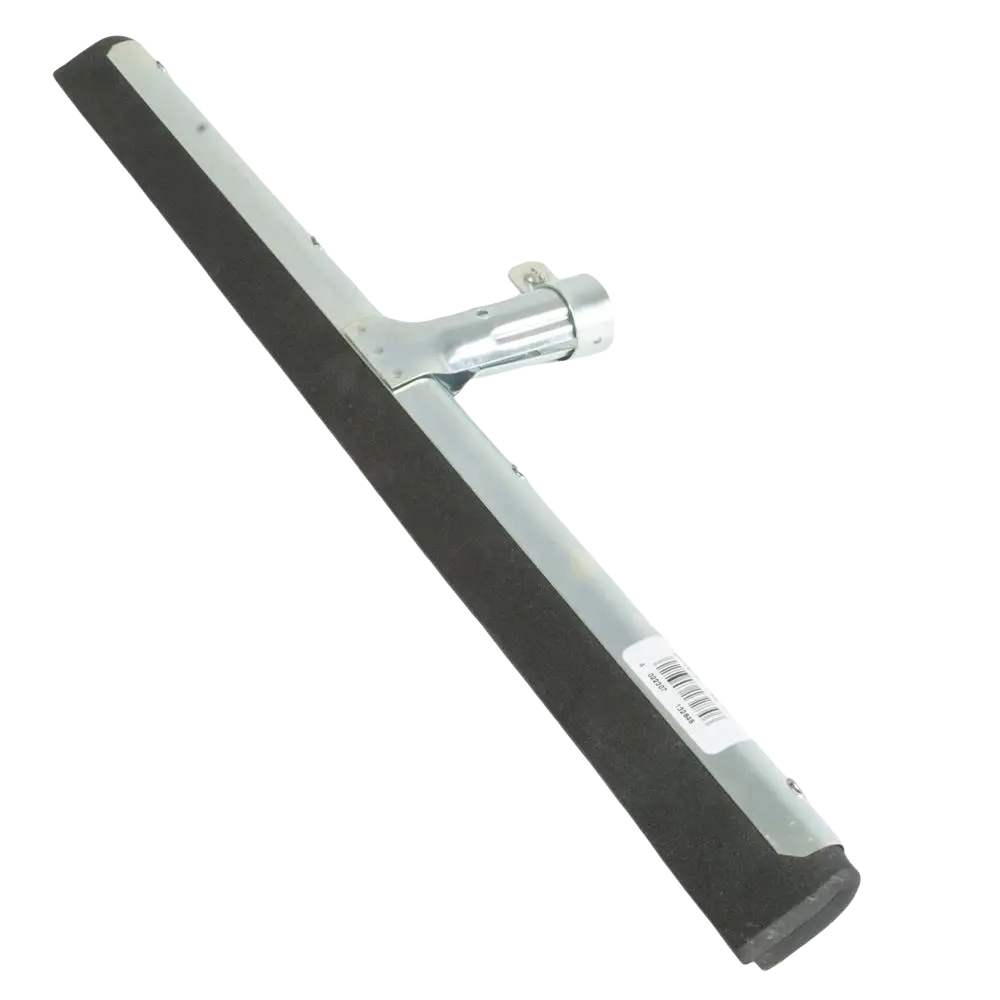 Solukumikuivain schwan 450 mm hopeinen metalli squeegee mustalla kumiterällä seinä- ja lattiapintojen kuivaamiseen