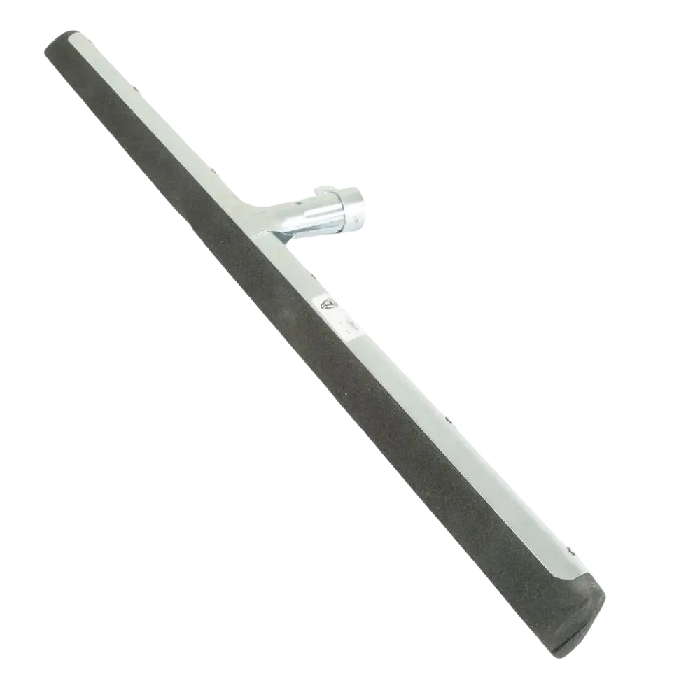 Solukumikuivain schwan 600 mm hopeinen metallinen squeegee mustalla kumilapalla seinä- ja lattiapintojen kuivaamiseen