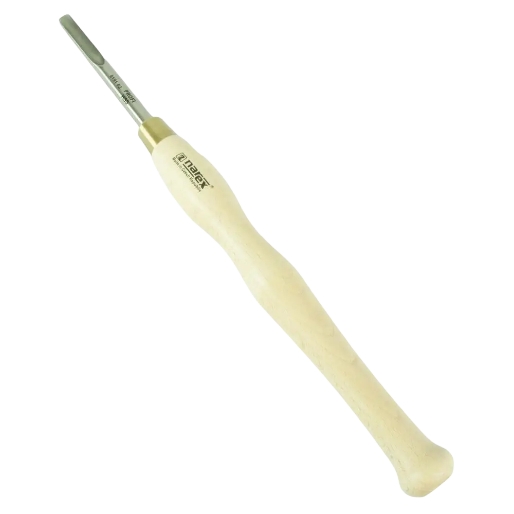 Sorvitaltta narex hss puusepänterä superflute vaalean puukahvan ja metallisen terän kanssa