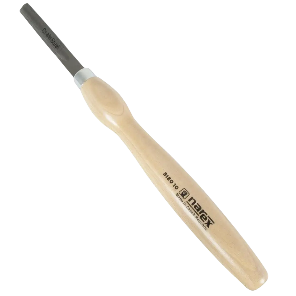 Sorvitaltta narex kouru carving chisel with light wooden handle and dark gray c2a steel blade for precise carving