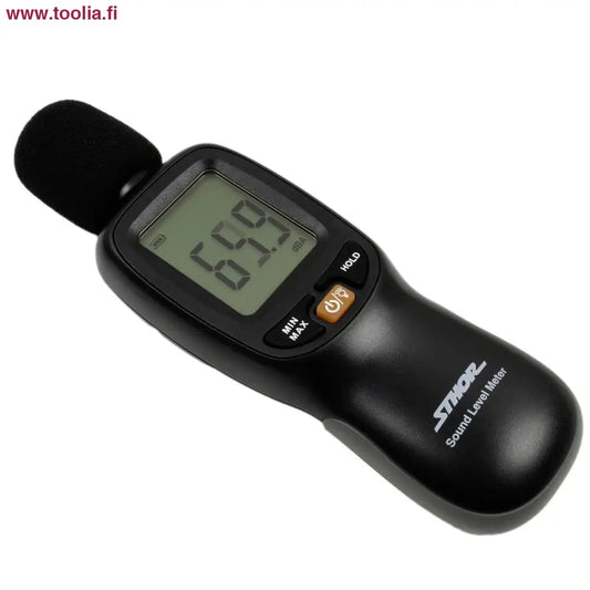 Sthor Desibelimittari 30-130 dBa kolmijalkakiinnityksellä||