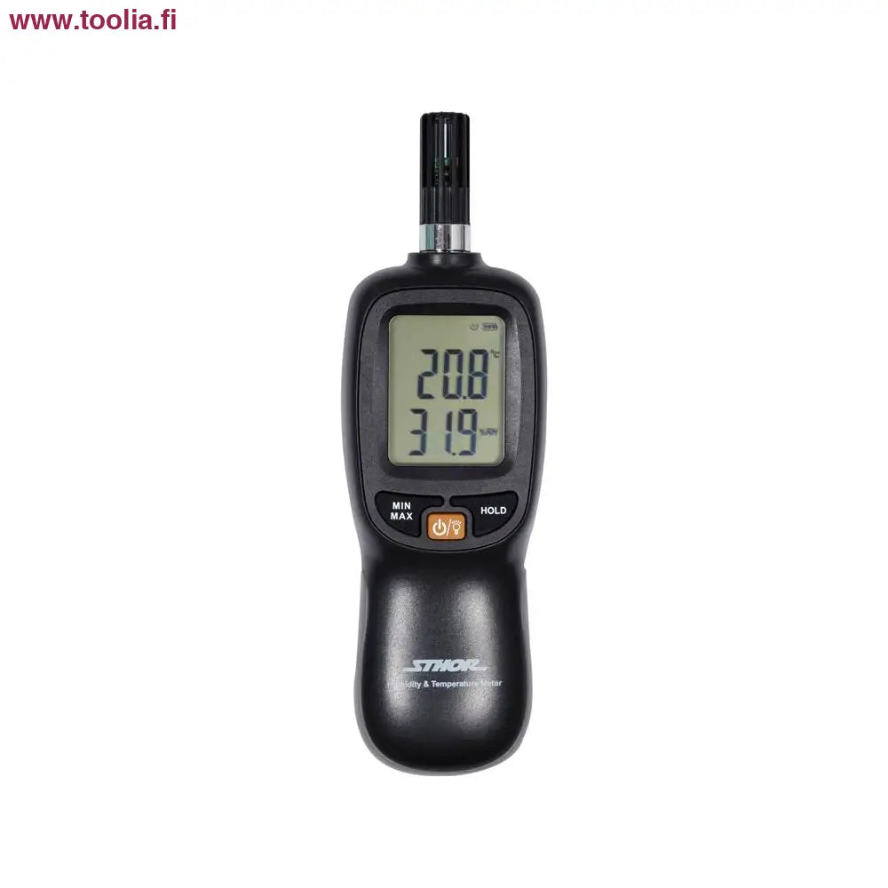 Sthor Digitaalinen kosteus- ja lämpötilamittari|Sthor Digitaalinen kosteus- ja lämpötilamittari myyntipakkaus|Sthor Digitaalinen kosteus- ja lämpötilamittari taustavalolla|Sthor Digitaalinen kosteus- ja lämpötilamittari|Sthor Digitaalinen kosteus- ja lämpötilamittari