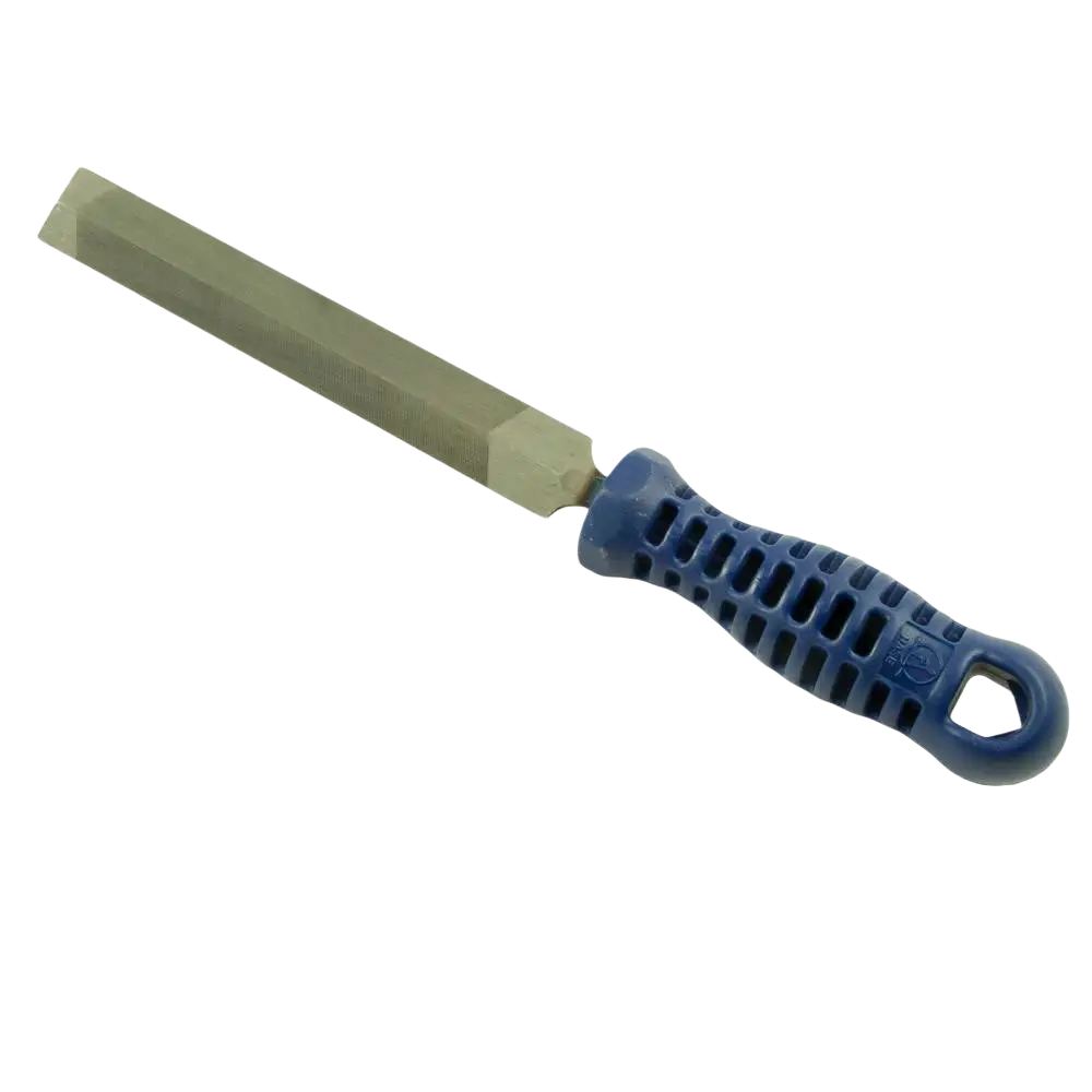 Sulkaviila kahvalla 150 mm sinisellä muovikahvalla ja suorakulmaisella metalliterällä