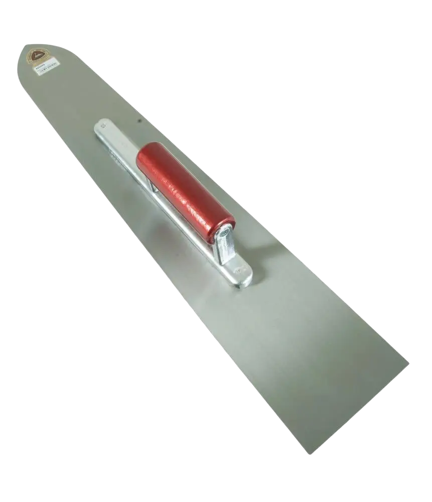 Teräsliippi schwan 600 mm suippo harmaa metalliterä punaisella ergonomisella kahvalla