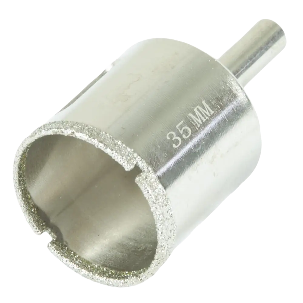 Silver 35 mm timanttireikäsaha procat lasin poraamiseen koville materiaaleille
